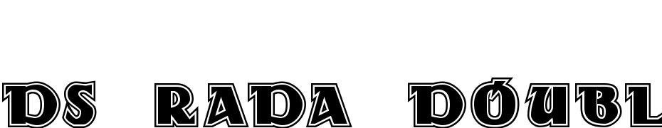 DS Rada_Double Font Download Free